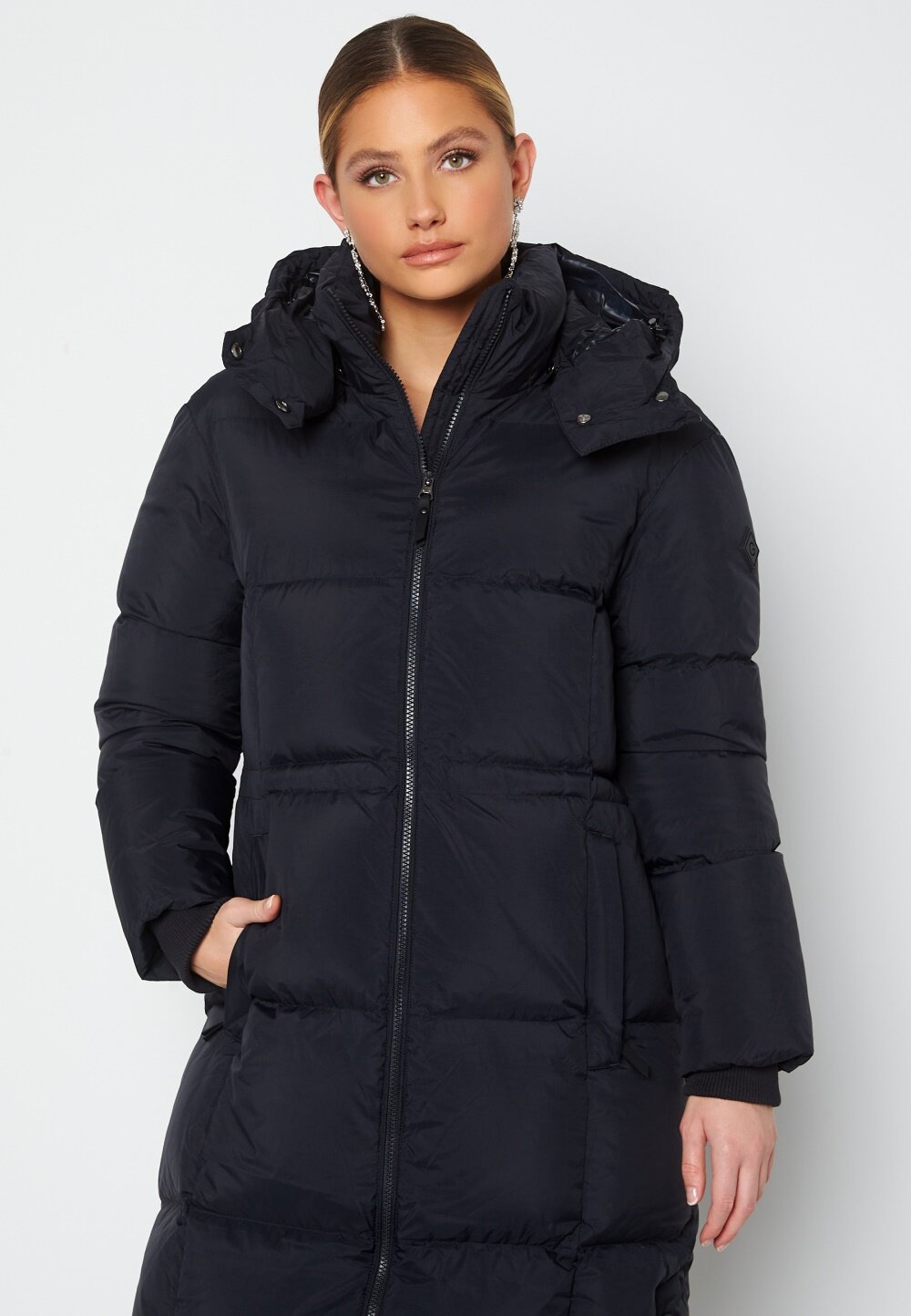 gant long down coat 5 black