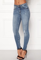 ONLY Blush Mid Raw Jeans
