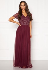 short-sleeve-sequin-dress-burgundy