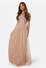 short-sleeve-sequin-dress-taupe