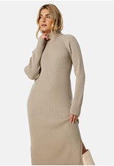 BUBBLEROOM Amira knitted slit dress