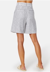 BUBBLEROOM CC linen striped shorts