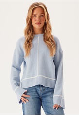 contrast-stitch-knitted-sweater