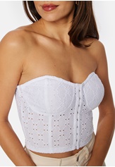 BUBBLEROOM Broderie Anglaise Bustier Top