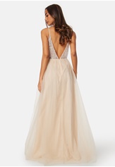 Bubbleroom Occasion Pearl embroidered tulle gown