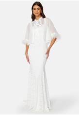 marilyn-faux-feather-cover-up-white