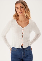 pointelle-cardigan-top