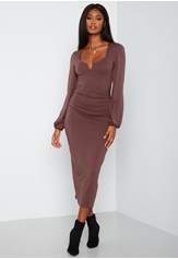 rudina-puff-sleeve-midi-dress-brown