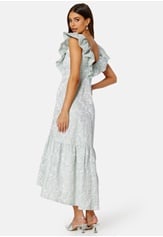 BUBBLEROOM Summer Luxe Flounce Midi Dress