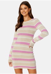 BUBBLEROOM Vianey striped knitted dress