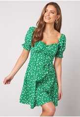 violie-puff-sleeve-dress-green-white-floral