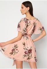 Goddiva Floral Flutter Dress