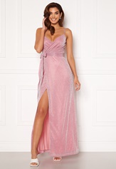 glitter-wrap-front-maxi-dress-pink