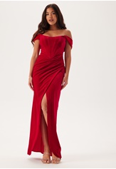 velvet-bardot-corset-maxi-dres-wine