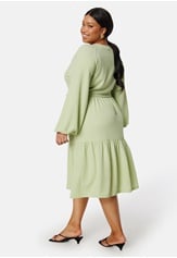 Happy Holly Structure Wrap Dress
