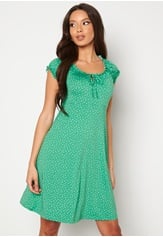 tessan-dress-green-dotted