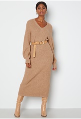 malena-l-s-knit-dress-chipmunk-melange