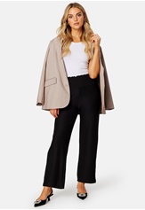 Pieces Curl HW Cropped Pants