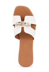 Pieces Kenly Leather Sandal