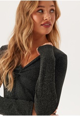 pclina-ls-v-neck-detail-top-black