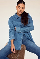 pcmaisie-ls-denim-shirt-medium-blue-denim