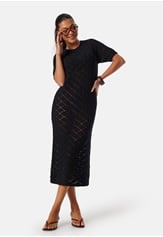 slfvinna-long-knit-dress-black