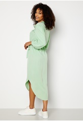 VILA Embrace 3/4 Puff Sleeve Midi Dress