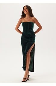 Bardot Everlasting Velour Midi Dress