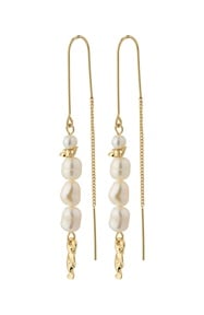 Pilgrim Berthe Pearl Chain Earrings Go