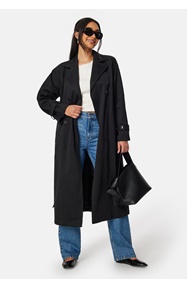 BUBBLEROOM Belted Midi Trenchcoat