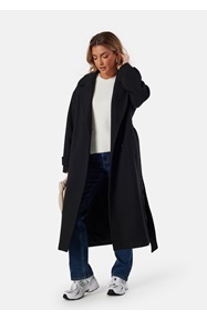 BUBBLEROOM Belted Wool Blend Coat