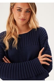 BUBBLEROOM Boatneck Knitted Sweater