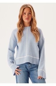 BUBBLEROOM Contrast Stitch Knitted Sweater