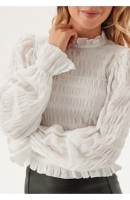 BUBBLEROOM Frill Structured Blouse