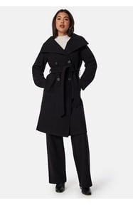 BUBBLEROOM High Neck Midi Coat