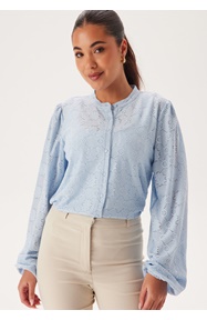 BUBBLEROOM Long Sleeve Button Blouse