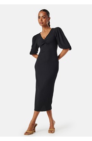 BUBBLEROOM Structure Puff Sleeve Dress