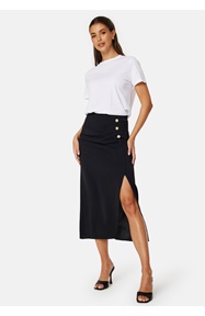 BUBBLEROOM Matilde Midi Button Skirt