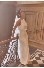 Bubbleroom Occasion Cilia Sleeveless Wedding Gown