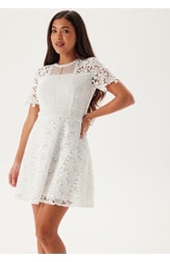 Bubbleroom Occasion Crochet Lace short dress