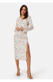 Bubbleroom Occasion Drawstring L/S Midi Dress