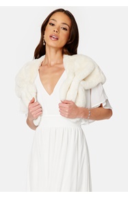 Bubbleroom Occasion Margot Faux Fur Cover Up