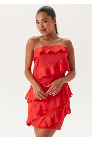 Bubbleroom Occasion One shoulder Short Frill Dress