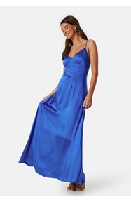 Bubbleroom Occasion Satin Strap Gown