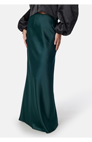 Bubbleroom Occasion Straight Satin Maxi Skirt