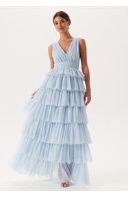 Bubbleroom Occasion Tulle Frill Gown