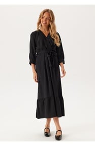 BUBBLEROOM Puff Sleeve Structured Dress 