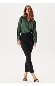 BUBBLEROOM Satin Puff Sleeve Shirt