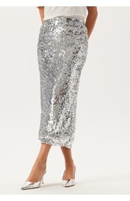 BUBBLEROOM Sequin Midi Skirt