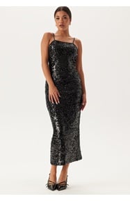 BUBBLEROOM Sequin Strap Dress